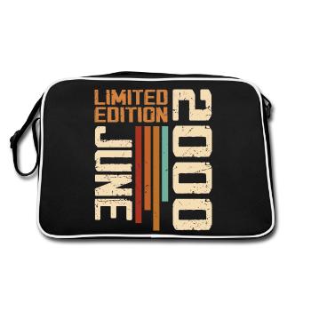 Juin 2000 Cadeau anniversaire Juin 2000 Rétro 2000 - Sac Retro - noir/blanc - Dos