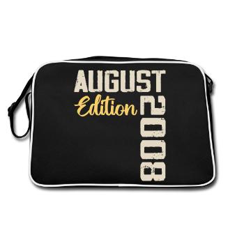 Jubiläum August 2008 - Limited Edition August 2008 - Retro Tasche - Schwarz/Weiß - Hinten