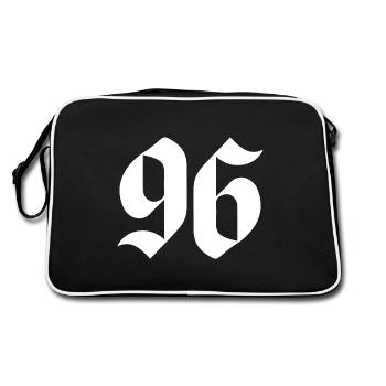 96 - Sac Retro - noir/blanc - Dos