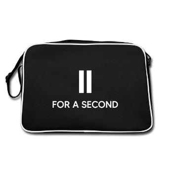 Time-out Meme Chiller fait une pause - Sac Retro - noir/blanc - Dos