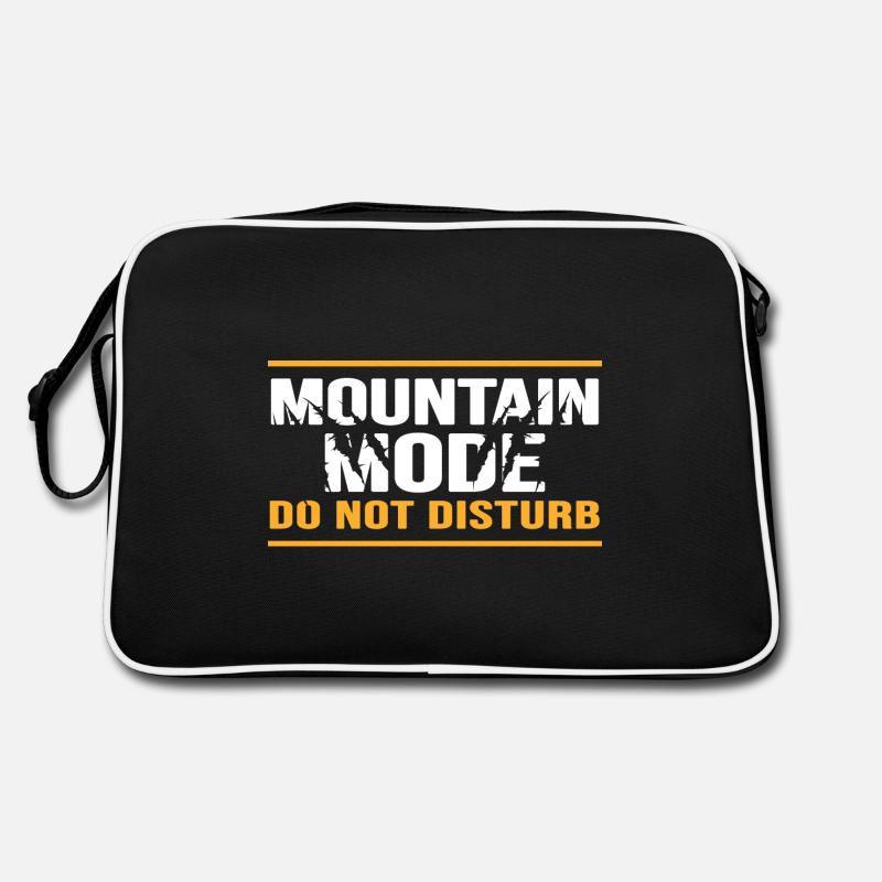 Mountaineering rope team climbing "Mountain-mode" - Retro Bag - black/white