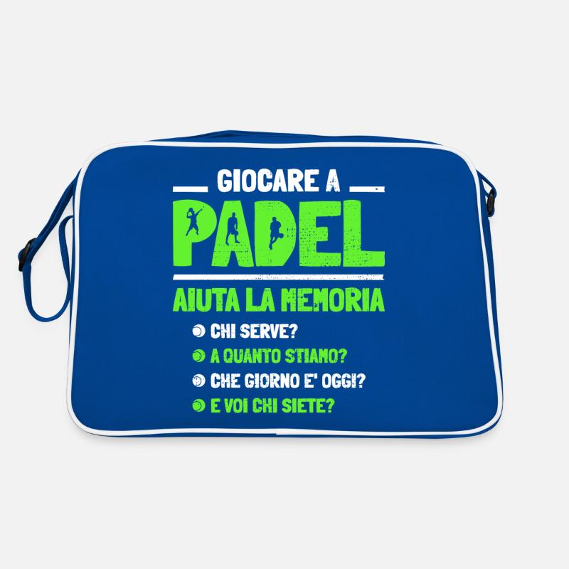 Playing Padel Helps Padel Memory Fun Retro Bag