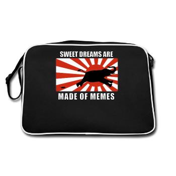 mèmes - Sac Retro - noir/blanc - Dos