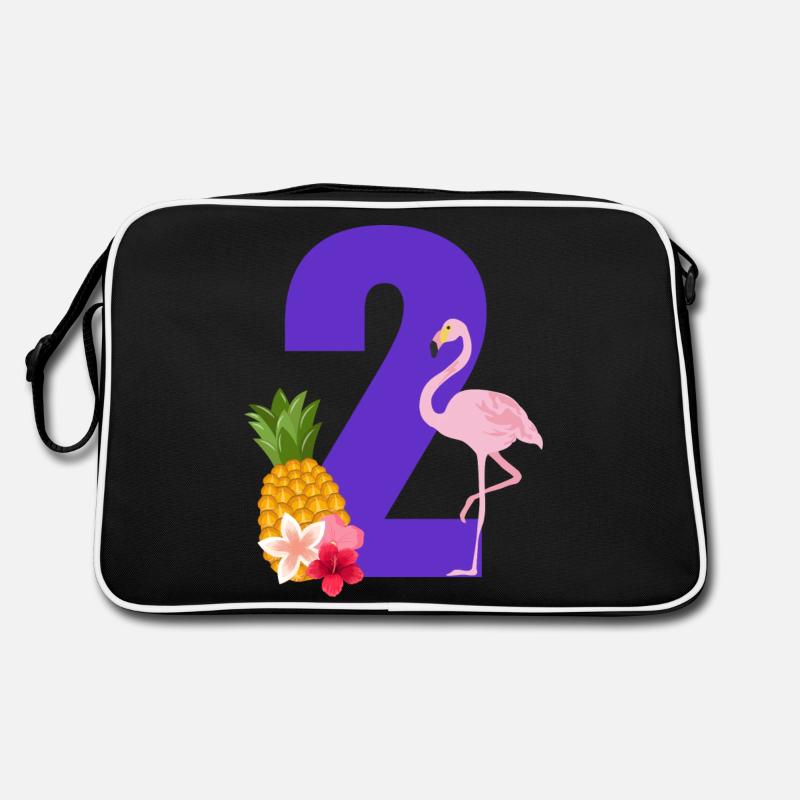 2. Jubiläum Flamingo Retro Tasche