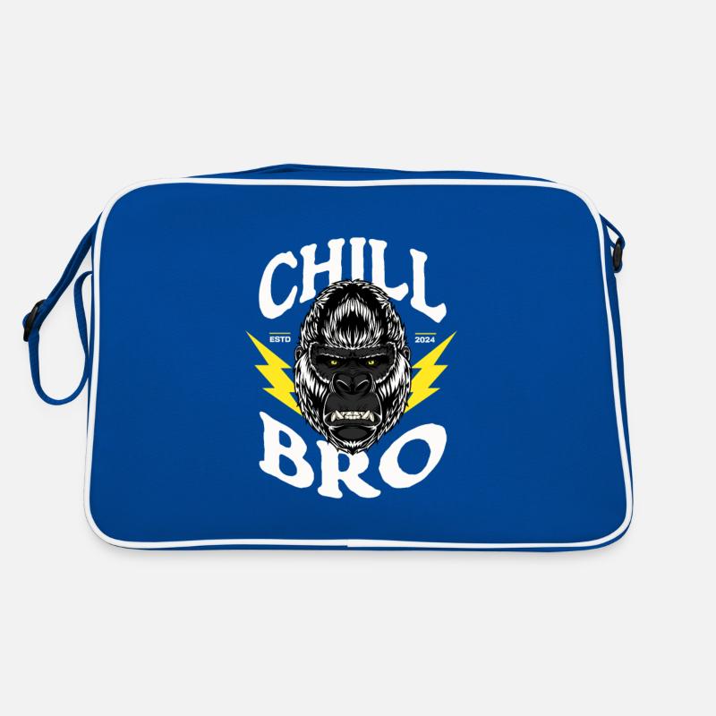 Gorilla Monkey Chill Bro - Cool Gorilla Sac Retro