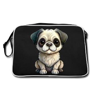 Puppy Dog - Sac Retro - noir/blanc - Dos
