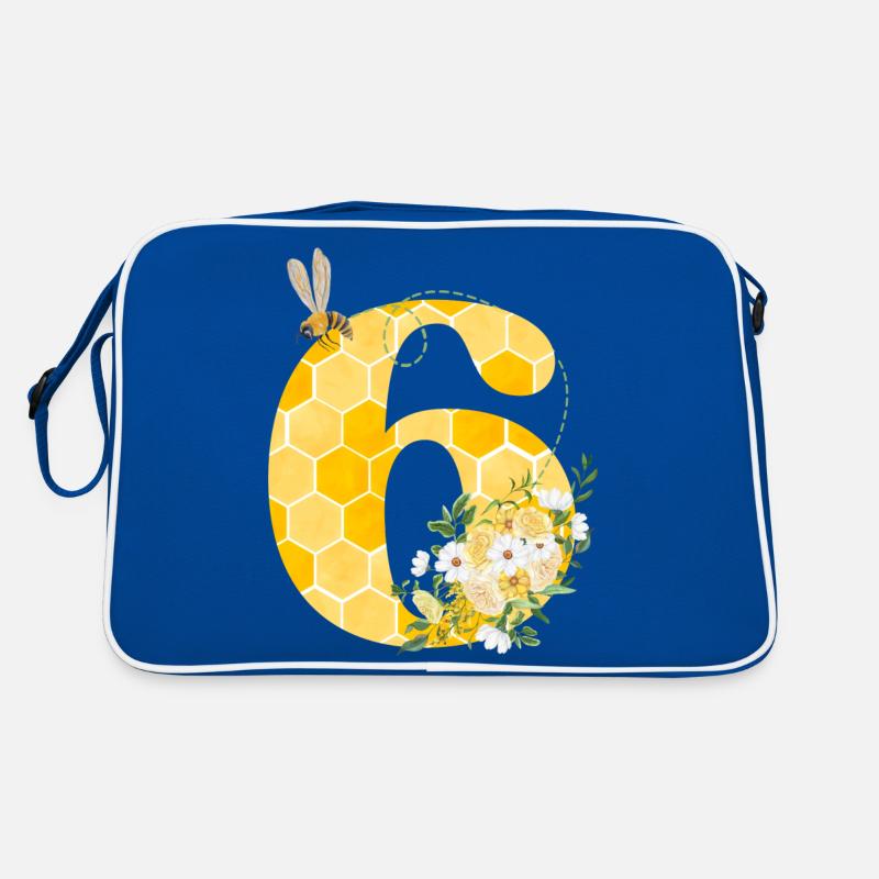 6th Birthday Bee Retro Bag