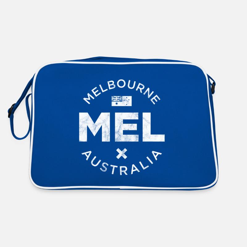 MEL, Melbourne Australien Retro Tasche