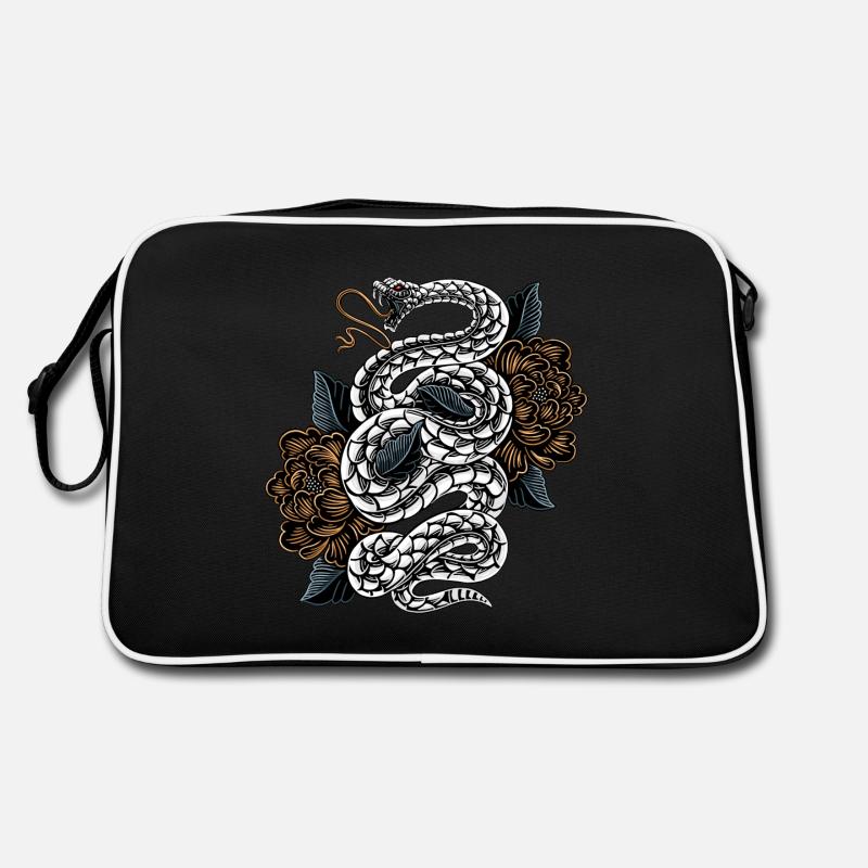 Shirohebi (白蛇 White snake) Retro Bag