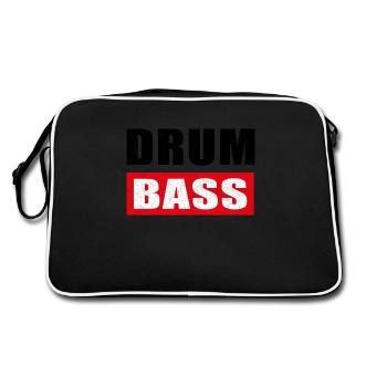 DnB - Sac Retro - noir/blanc - Dos
