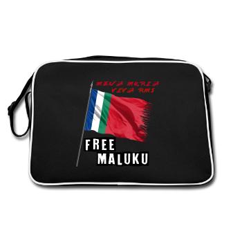 Free Maluku - Retro Bag - black/white - Back