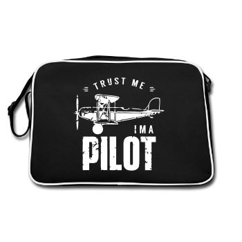 Aviator (couleur personnalisable) - Sac Retro - noir/blanc - Dos