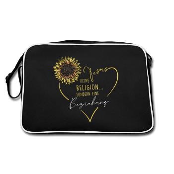 Relation de jésus - Sac Retro - noir/blanc - Dos