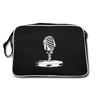 Microphone - Retro Bag - black/white - Back