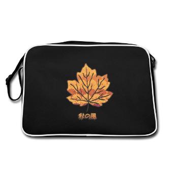 Automne japonais - Sac Retro - noir/blanc - Dos