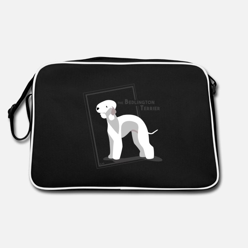 der Bedlington Terrier von IxCÖ Retro Tasche