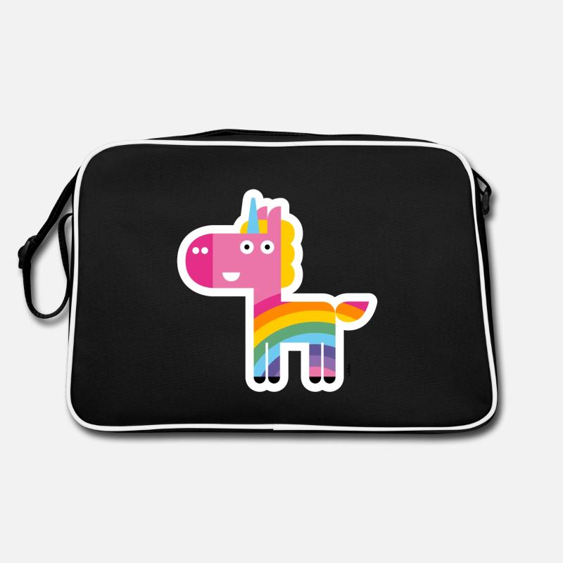 Einhorn-Iris Retro Tasche