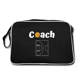 coach basket - Sac Retro - noir/blanc - Dos
