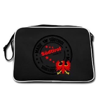 Fabriqué dans le Tyrol du Sud - Sac Retro - noir/blanc - Dos