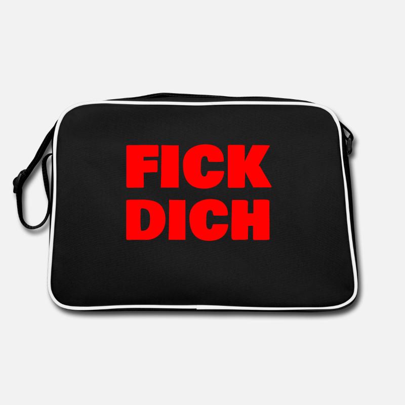 Fick dich Retro Tasche