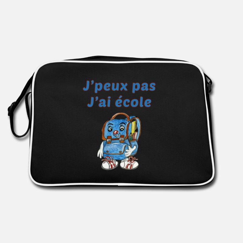 j'peux pas j'ai école Sac Retro
