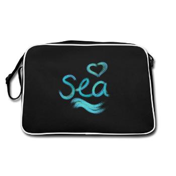 mer - Sac Retro - noir/blanc - Dos