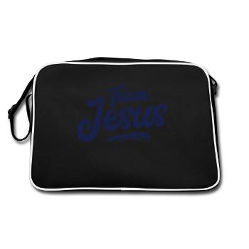 Équipe Jesus Christ Faith - Sac Retro - noir/blanc - Dos