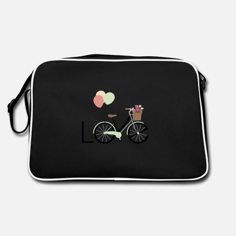 J'aime ma conception de vélo Sac Retro