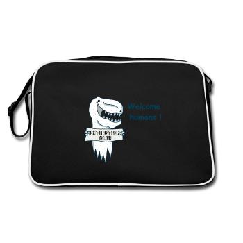 Club extinction - Retro Bag - black/white - Back