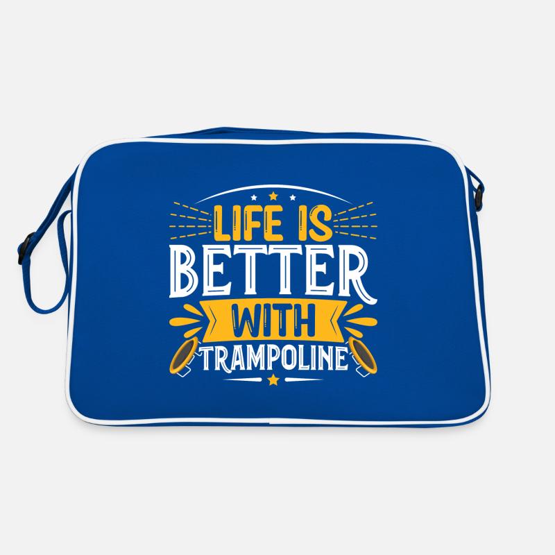 Life is better with Trampoline Retro Bag