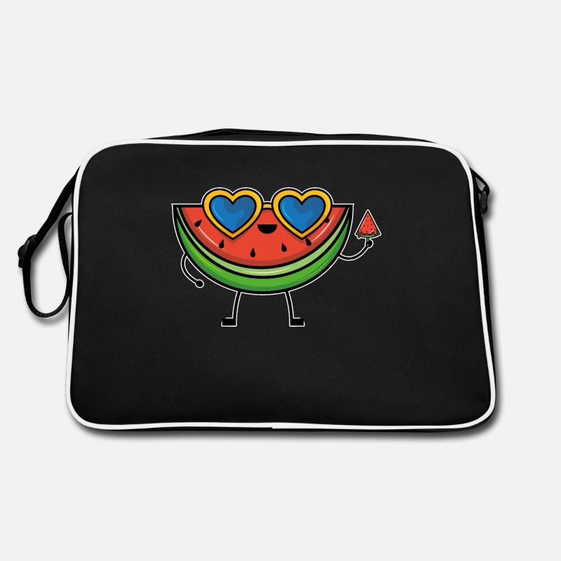 Lunettes de soleil Pastèque Pastèque d’été fille enfants Sac Retro