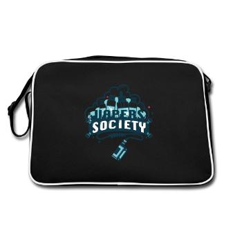 Vaper Community Gift Narguilé Vape Ganja - Sac Retro - noir/blanc - Dos