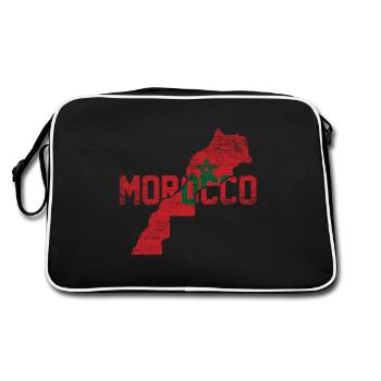 Morocco - Retro Bag - black/white - Back