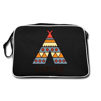 camper - Retro Bag - black/white - Back