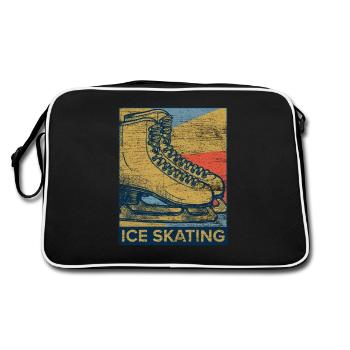 Patins à glace rétro - Sac Retro - noir/blanc - Dos