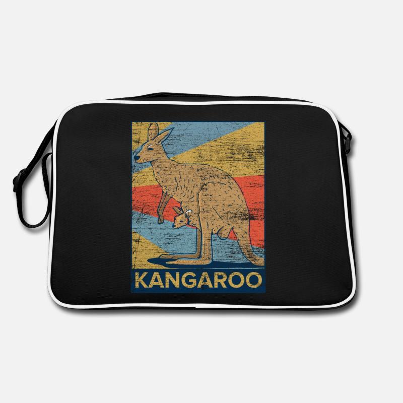 Kangaroo Australia Outback Marsupial Gift Retro Bag