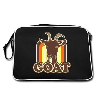 goat - Retro Bag - black/white - Back