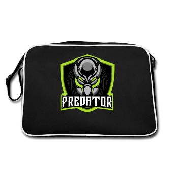 prédateur - Sac Retro - noir/blanc - Dos