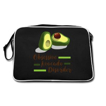 avocado - Retro Bag - black/white - Back