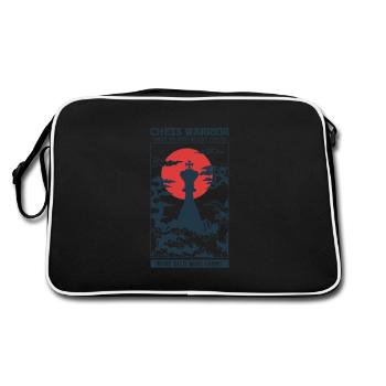Temple Chess Warrior King - Retro Tasche - Schwarz/Weiß - Hinten