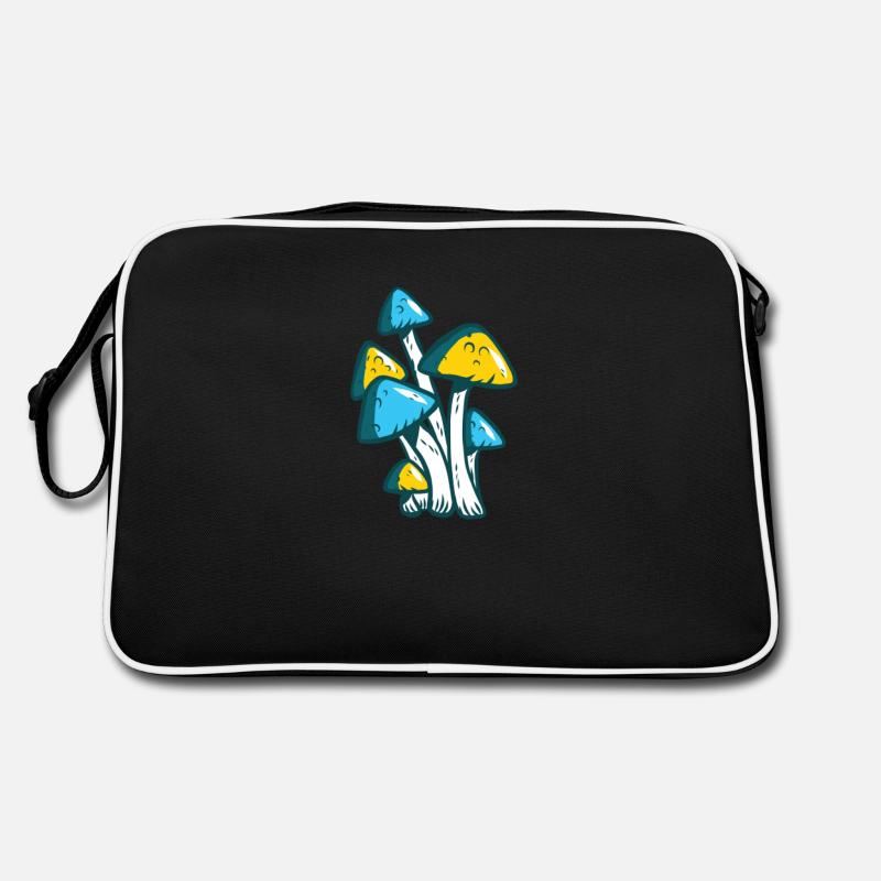 Pilz PSY Pilze Psytrance Psychedelic Techno Musik Retro Tasche