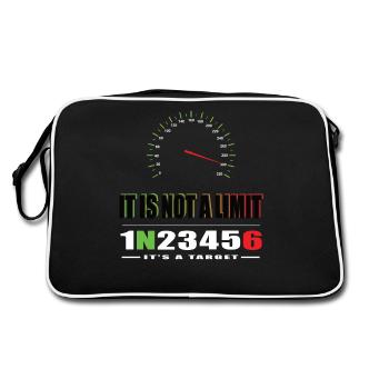 Motocyclette Street Moto Superbike Gift - Sac Retro - noir/blanc - Dos