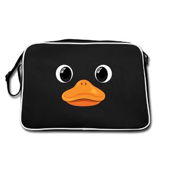 Duck - Retro Bag - black/white - Back