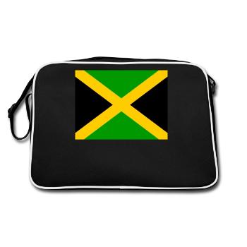 I jm flag png black 531901dfe61ce470a4f2953b7ad949 - Retro Bag - black/white - Back