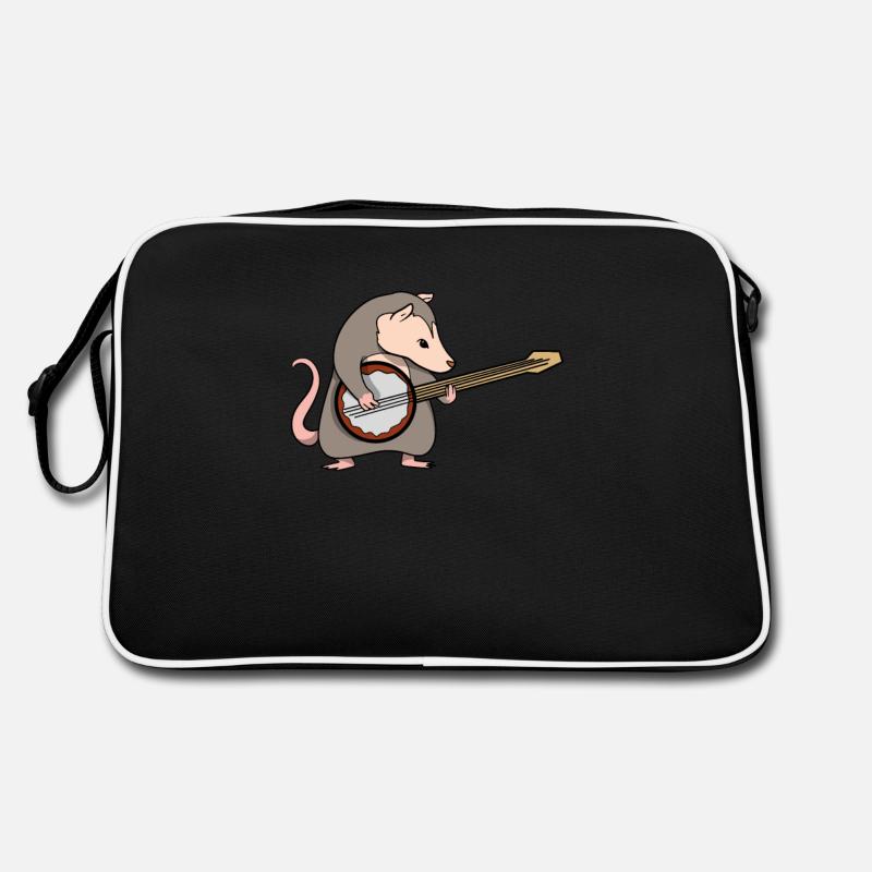 Possum mignon jouant le banjo possum Sac Retro