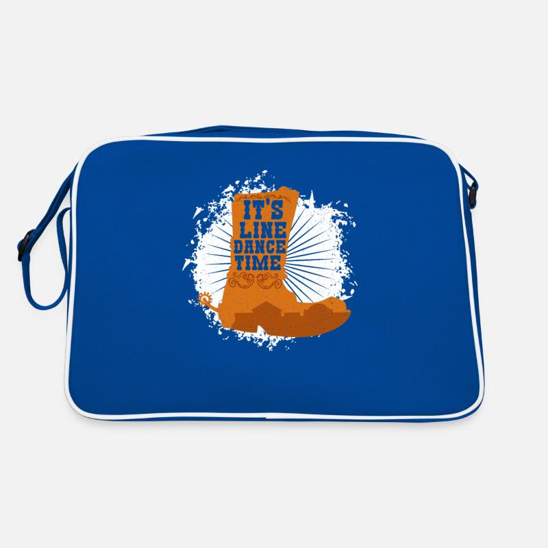 Line Dance Country Dancing Western Hats Boots Retro Tasche
