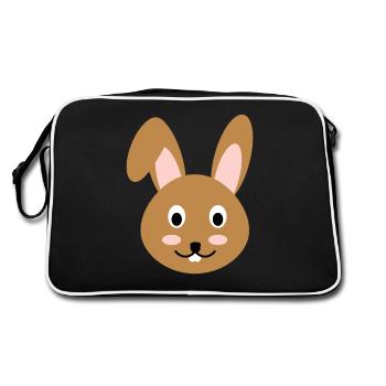 hare - Retro Bag - black/white - Back