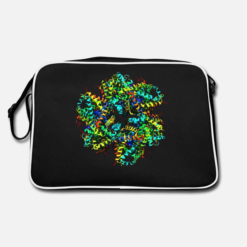 Cool Protein Molecule Chemistry Nerd Hemoglobin Retro Bag