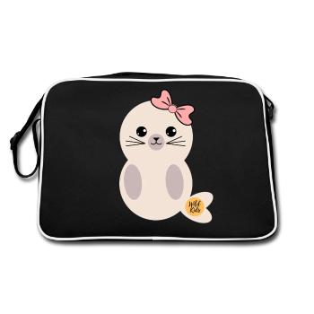 Seal Seal Wild - Retro Bag - black/white - Back