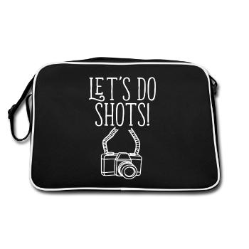 Photography Let's Do Shots Funny Camera - Retro Bag - black/white - Back